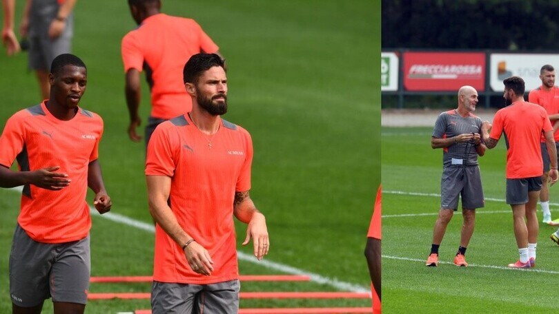 Milan, Pioli prepara il debutto in Champions con Giroud