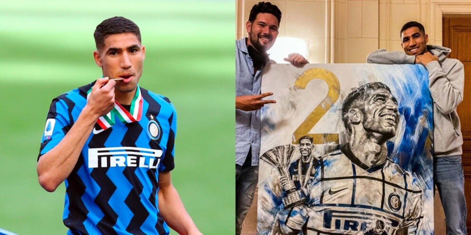Hakimi, omaggio speciale all'Inter: ecco il quadro dei momenti magici