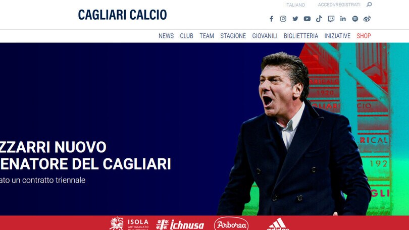 Ufficiale, Cagliari: è Walter Mazzarri il nuovo tecnico