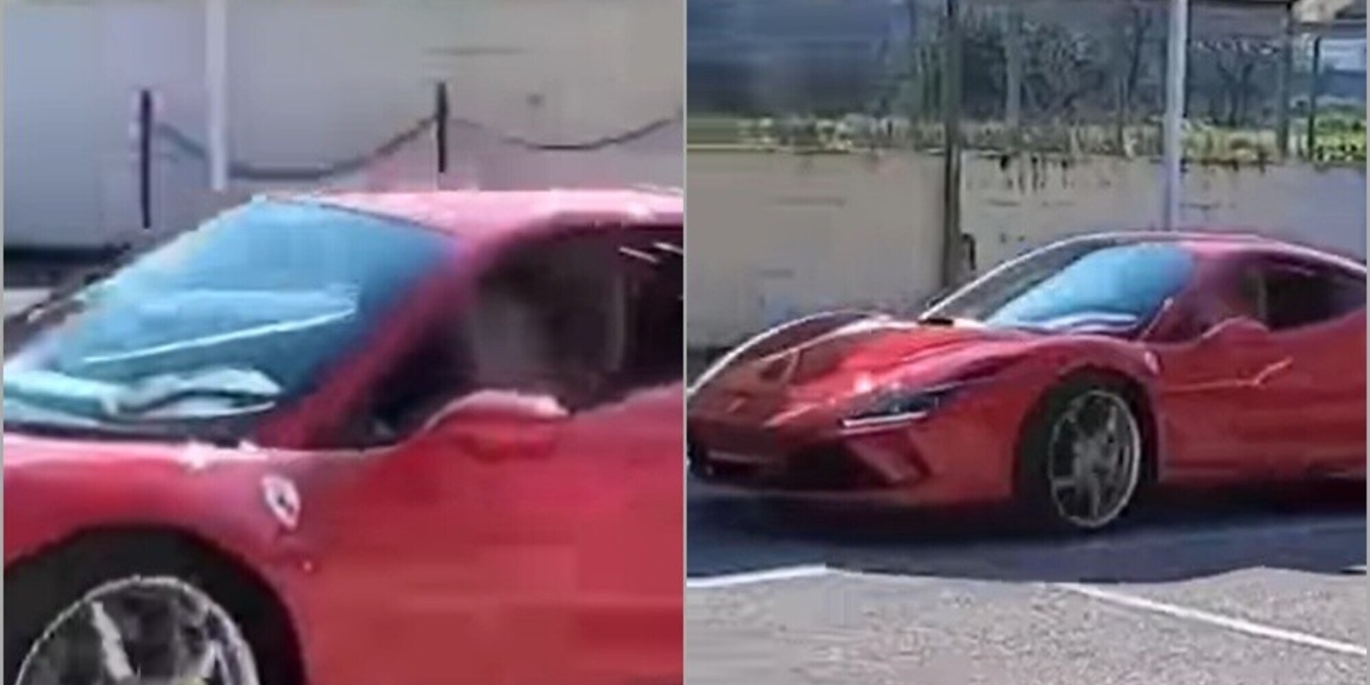 Napoli, alla guida di una Ferrari c'è un bimbo di 11 anni VIDEO