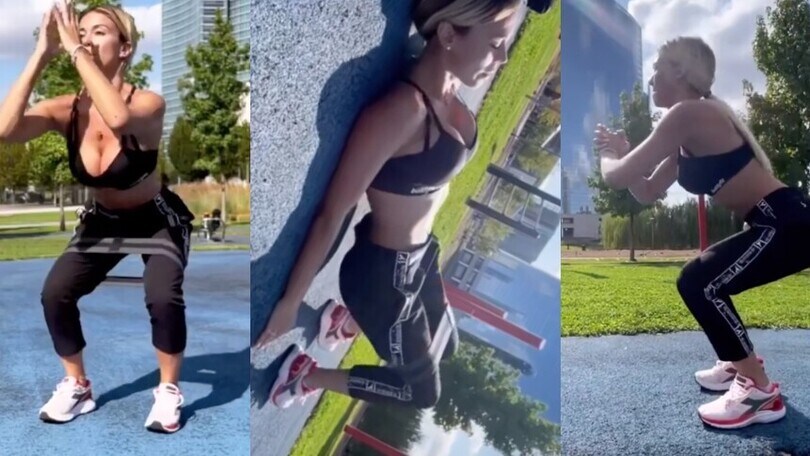 Diletta Leotta, l'allenamento si fa esplosivo!
