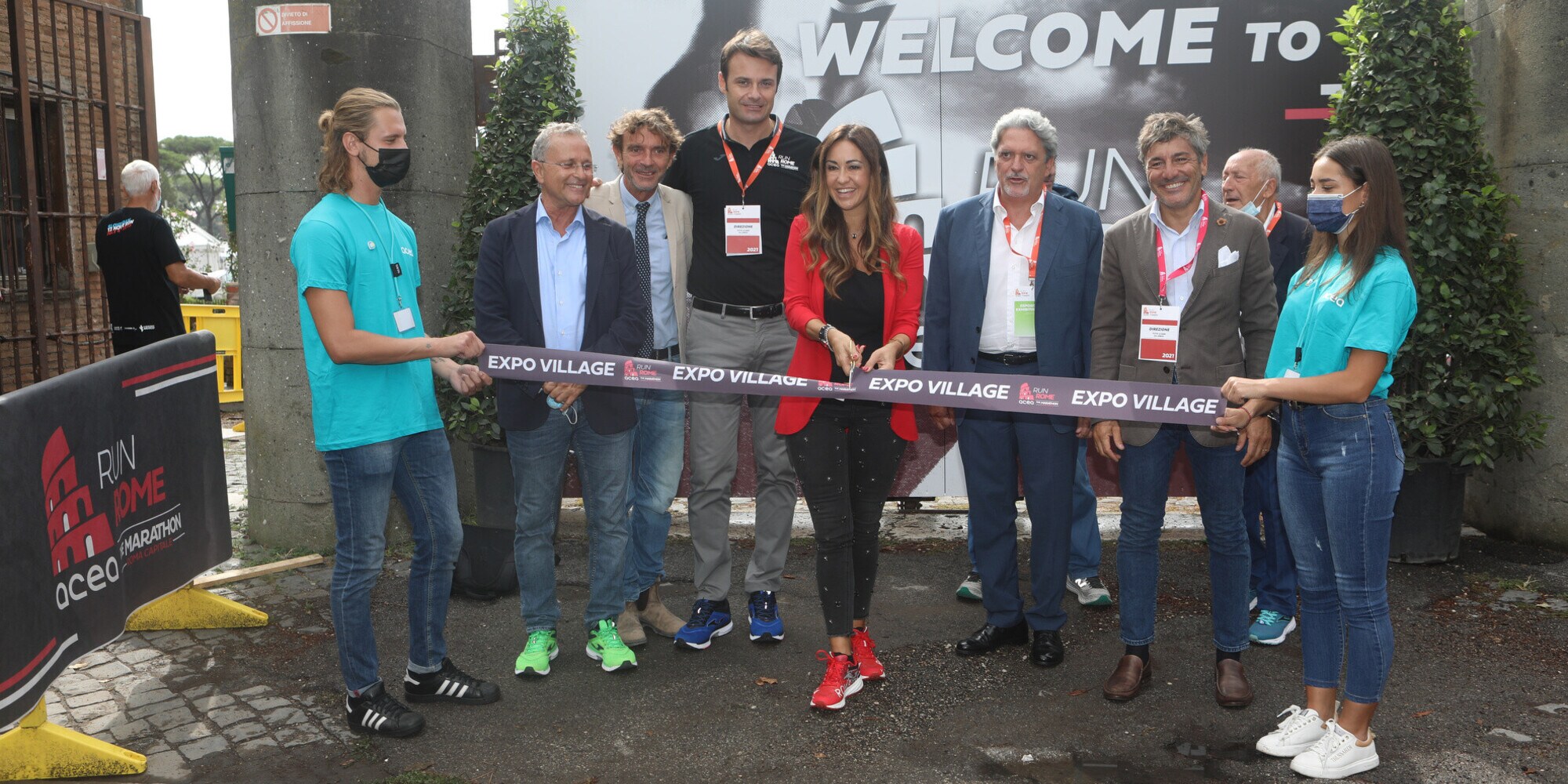 Apertura dell’Expo Village Roma di Acea Run Rome The Marathon, si comincia a correre