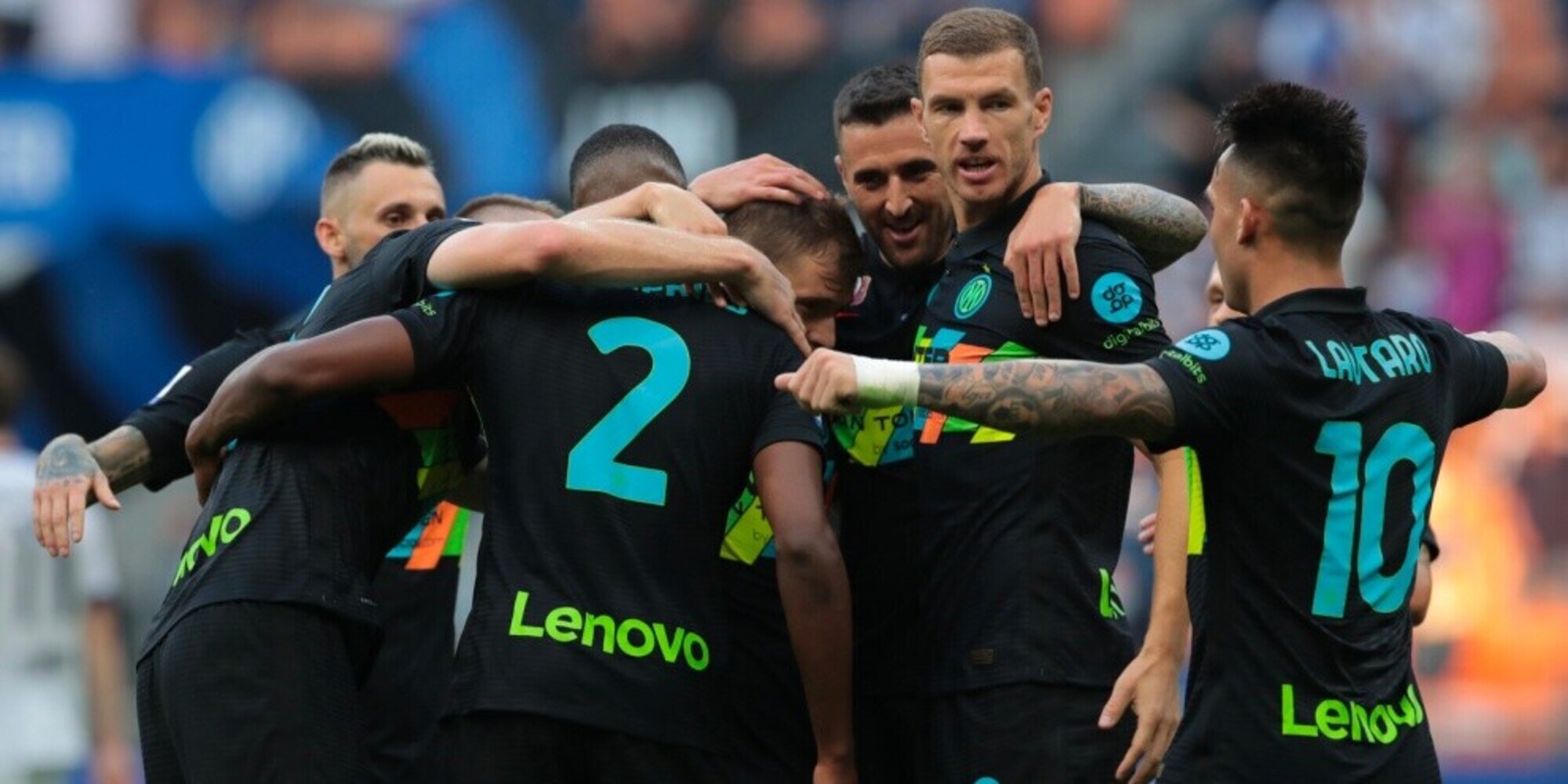 Inter-Bologna 6-1: doppio Dzeko, Inzaghi vola al primo posto