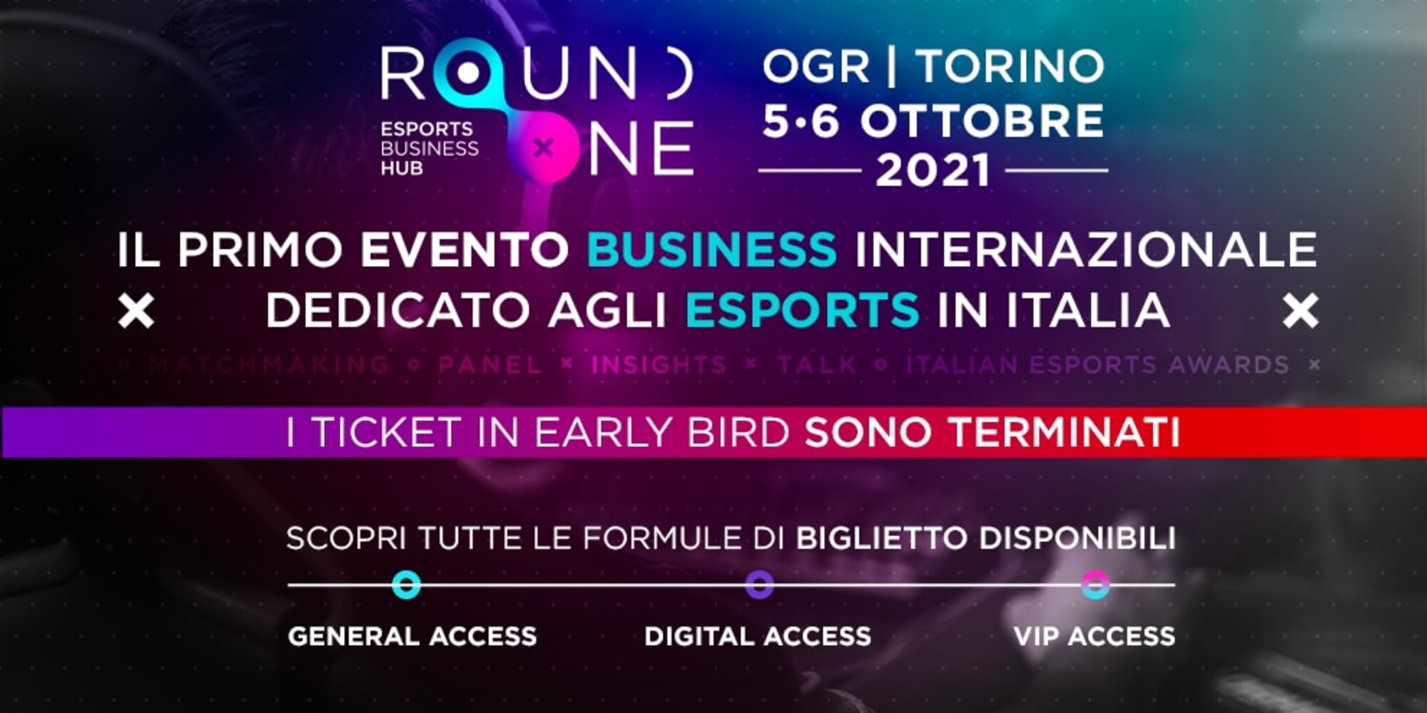 Round One, si svela l'evento del business degli esports in Italia
