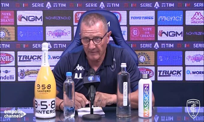 Andreazzoli: "Pinamonti in campo dall'inizio"