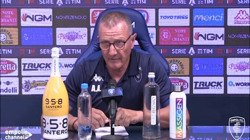 Andreazzoli: "Pinamonti in campo dall'inizio"