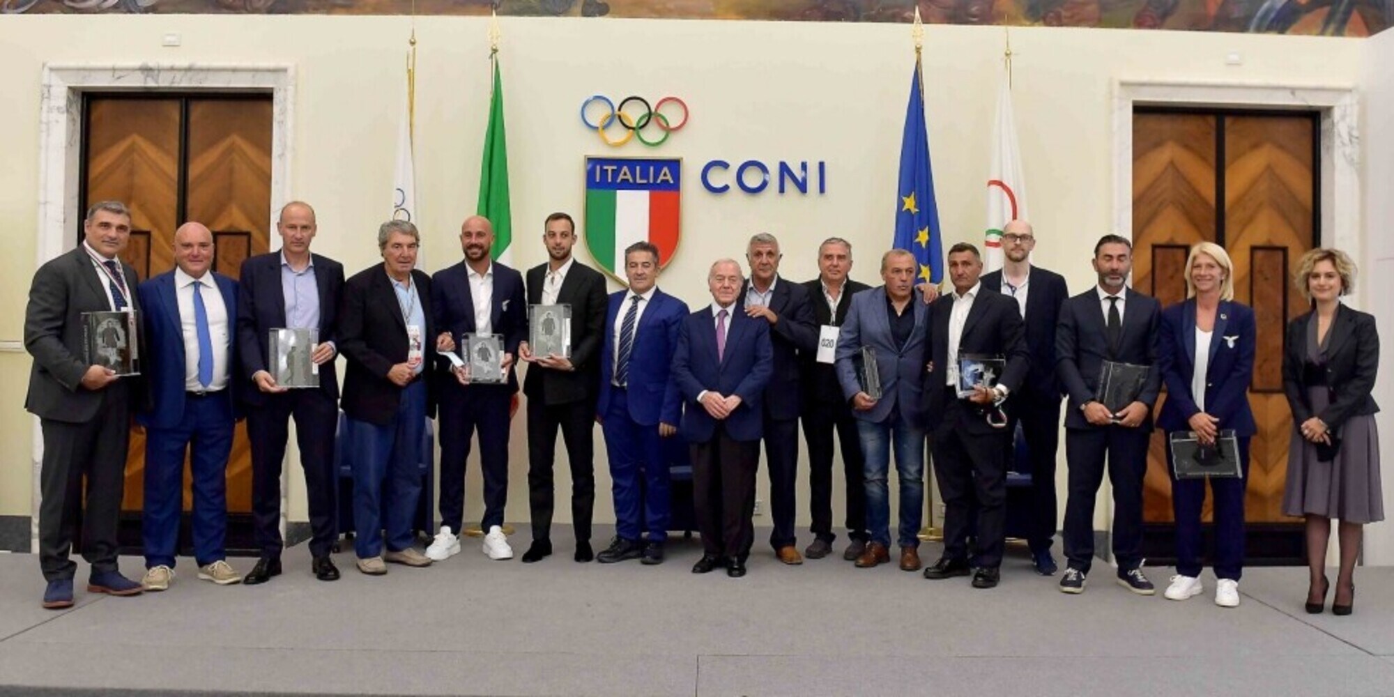 Premi Scopigno e Pulici, Malagò e Letta ricevono i premi speciali