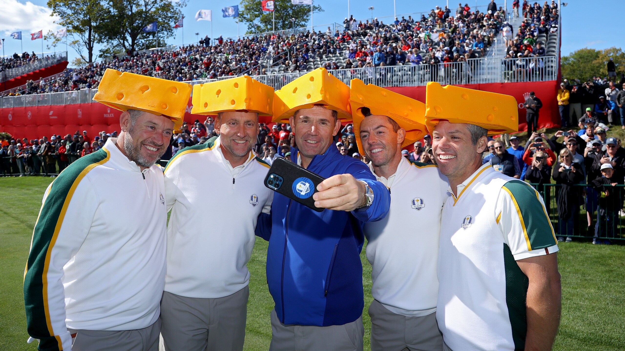 Ryder Cup al via: l'Europa rende omaggio ai Green Bay Packers
