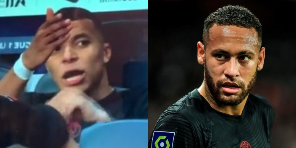 Mbappé attacca Neymar: la frase incredibile urlata in panchina