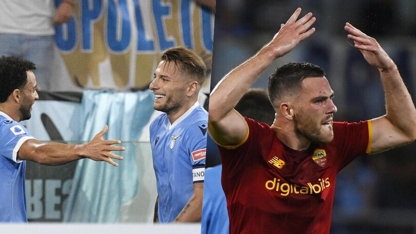 Lazio-Roma, è derby spettacolo: Sarri fa festa 3-2