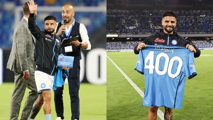 Il Napoli celebra Insigne: maglia speciale e targa per le 400 gare in azzurro