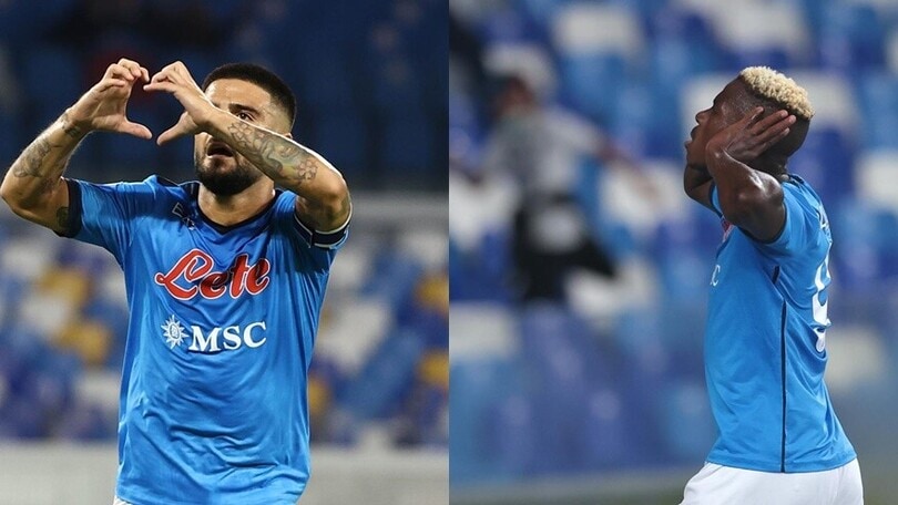 Osimhen e Insigne trascinano il Napoli: il Cagliari crolla 2-0