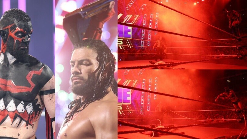 WWE Extreme Rules 2021, Reigns salvato da una corda rotta