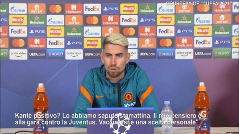 Jorginho: "Kantè non vaccinato e positivo al Covid? Scelta personale"