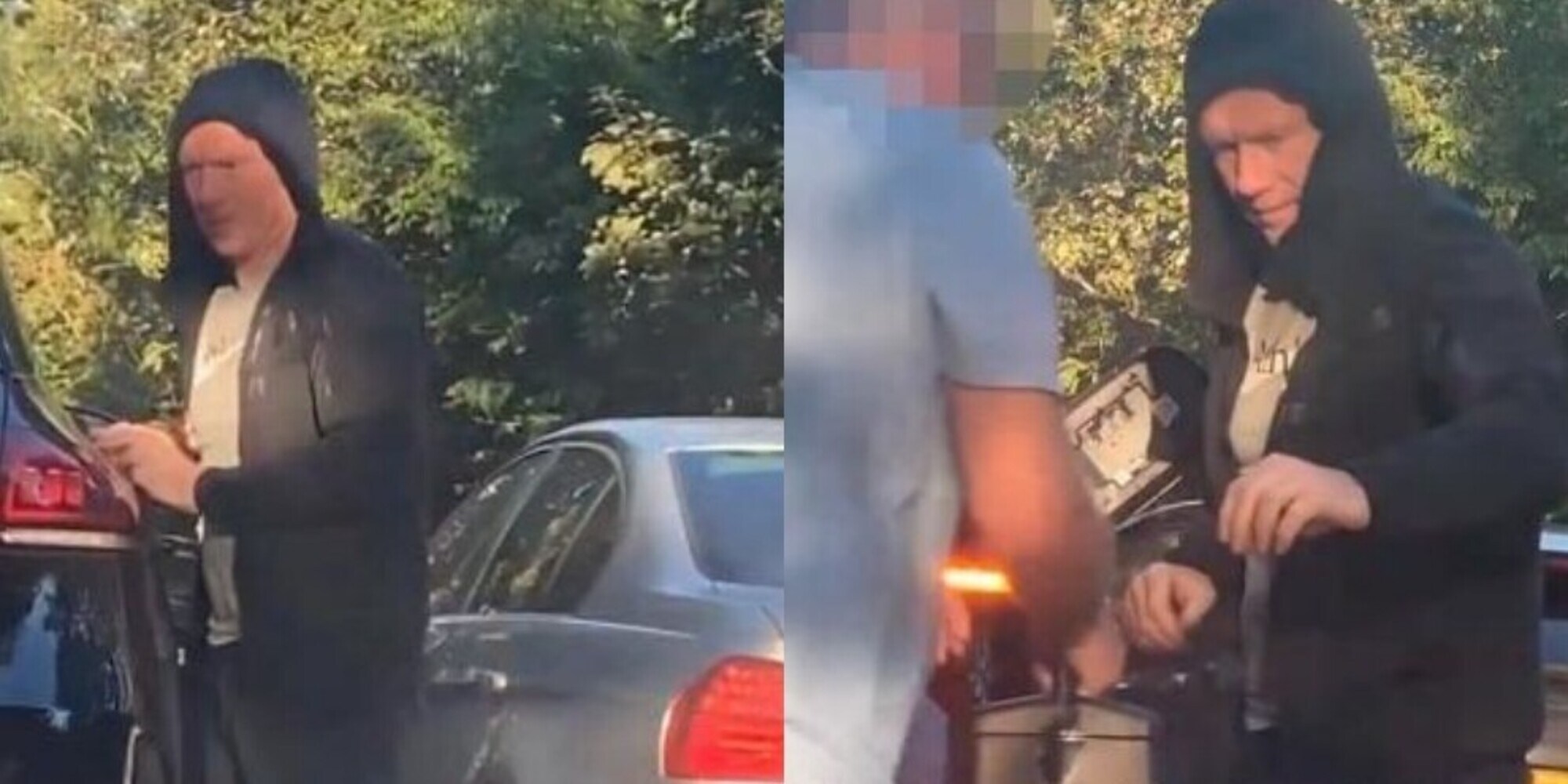 Paul Scholes in crisi come la GB: le foto con la tanica di benzina