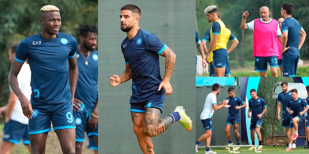 Europa League, l'allenamento del Napoli prima dello Spartak Mosca