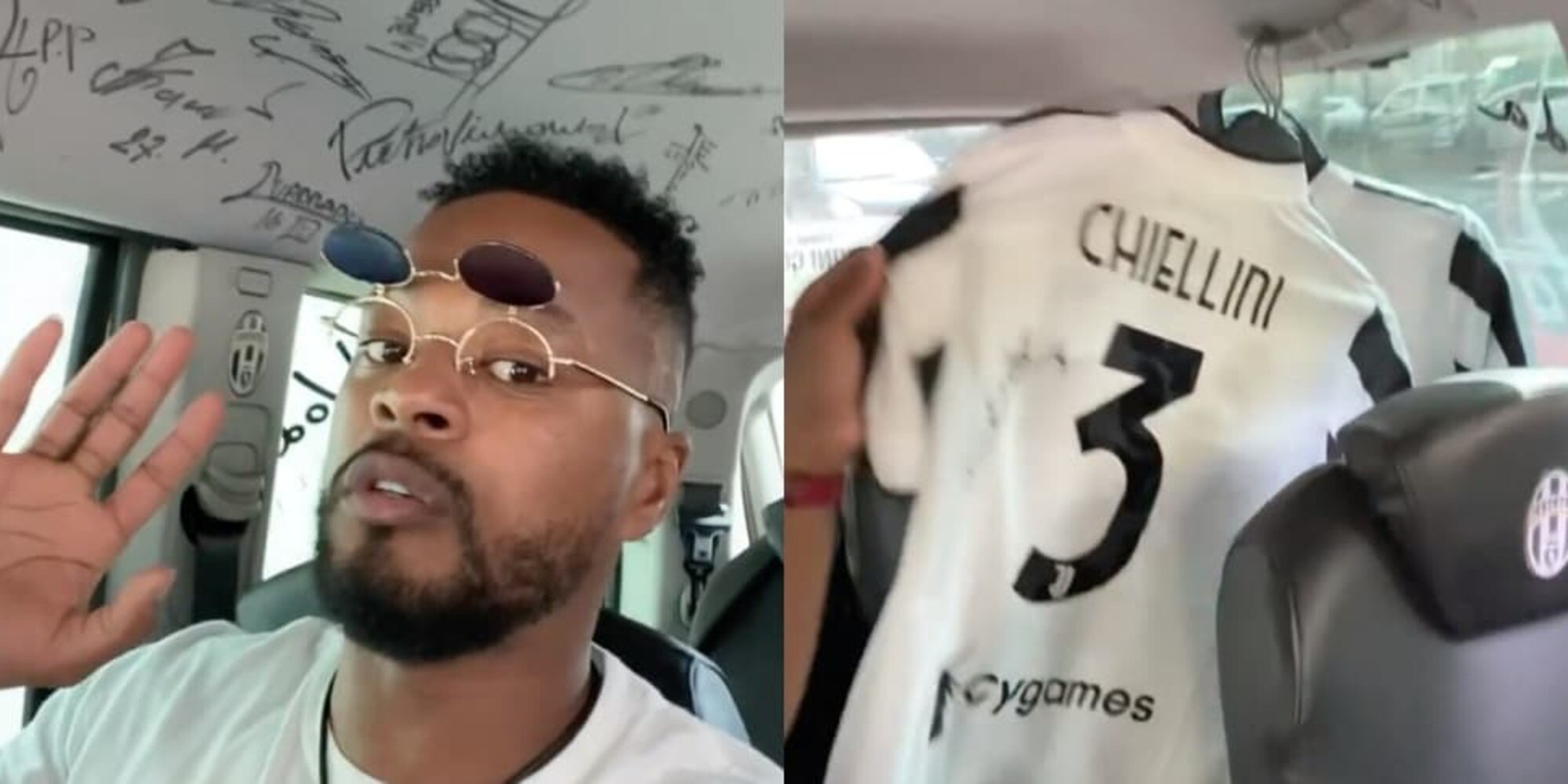 Evra sul taxi bianconero carica la Juve: "L'ultima volta che ero allo stadio abbiamo vinto"