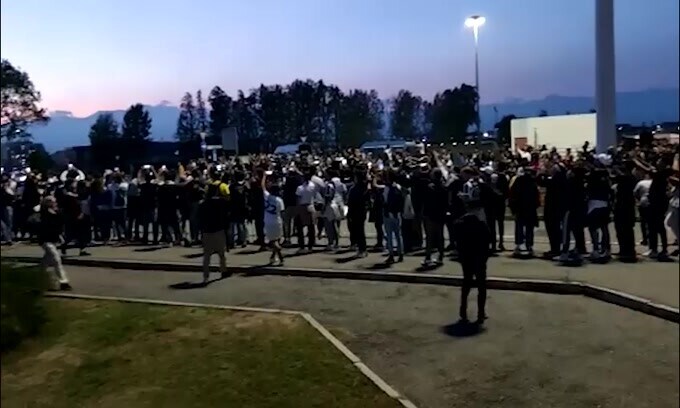 Juventus-Chelsea arriva il pullman della Juventus