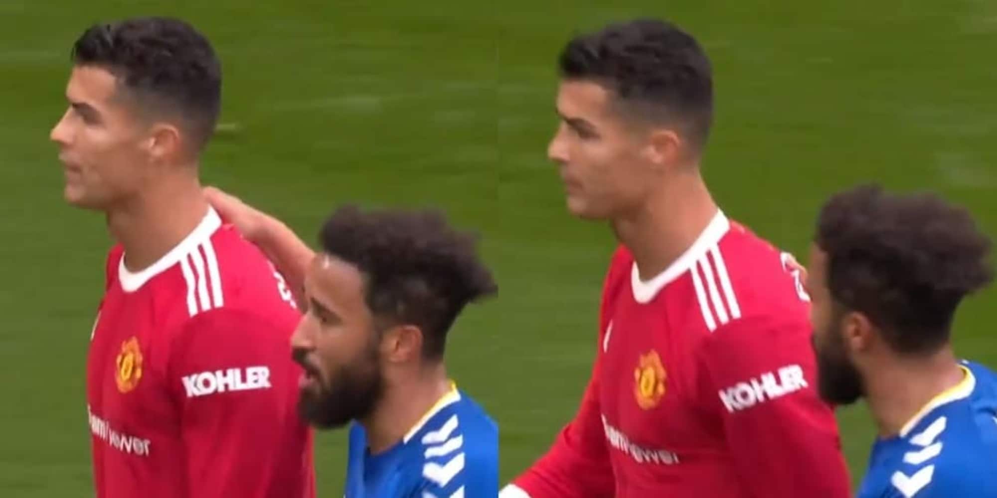 Ronaldo furioso con Townsend: il gesto al termine di Manchester United-Everton