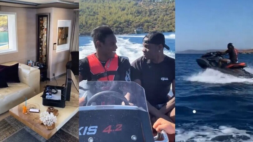 Balotelli e Enock sullo yacht da sogno: e che scherzi!