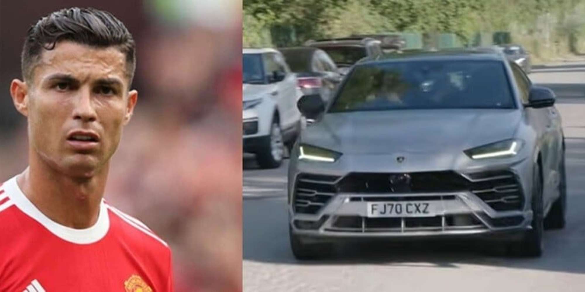 Cristiano Ronaldo, che disavventura sotto la pioggia: sfreccia in Lambo e l'acqua...
