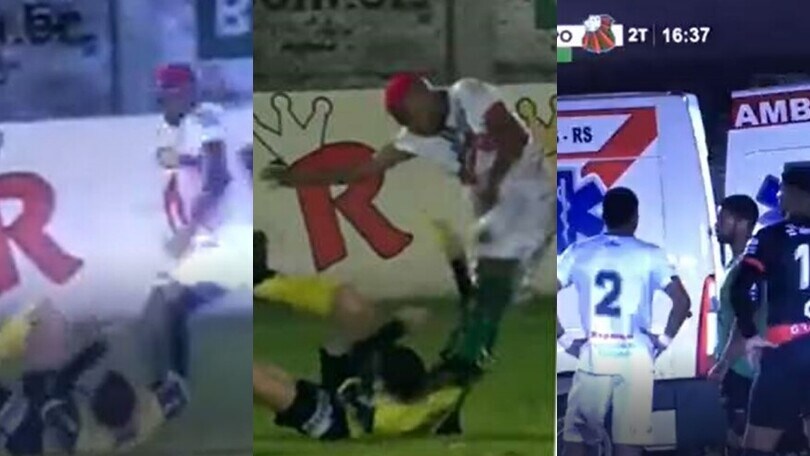 Brasile, aggredisce l'arbitro e viene arrestato per tentato omicidio