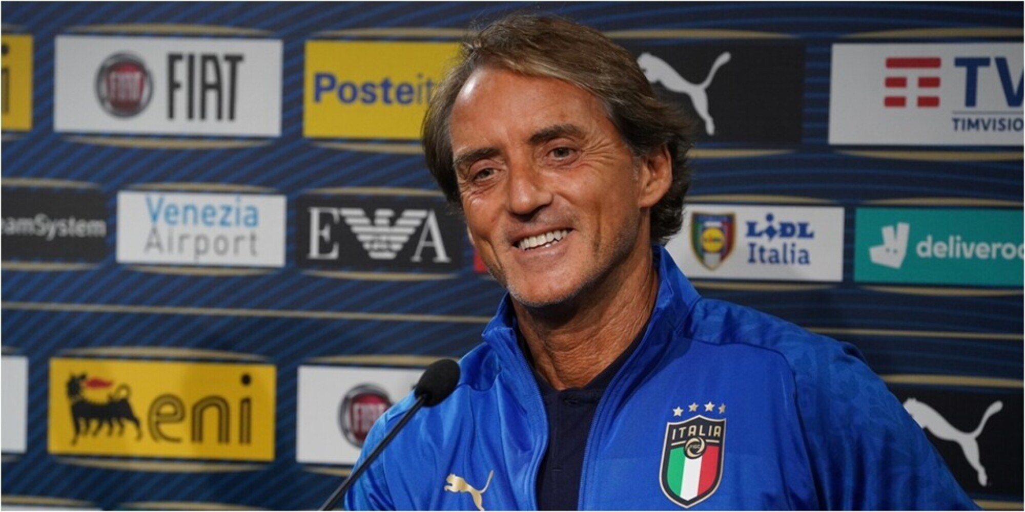 Mancini: "Centravanti? Abbiamo Kean e Raspadori"