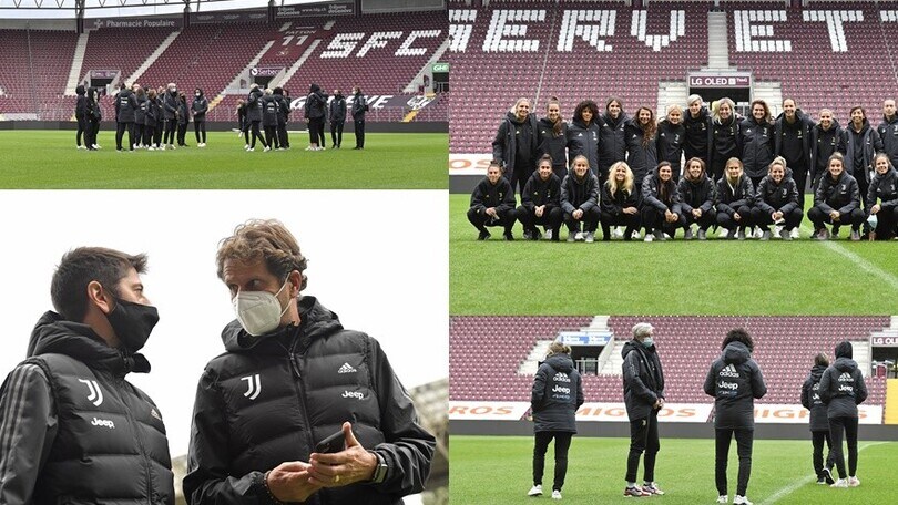 Juve Women al debutto nei gironi di Champions: il sopralluogo