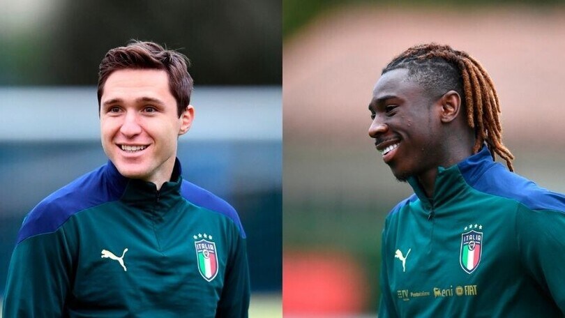 Italia, sorrisi per Kean e Chiesa: finalina con il Belgio nel mirino