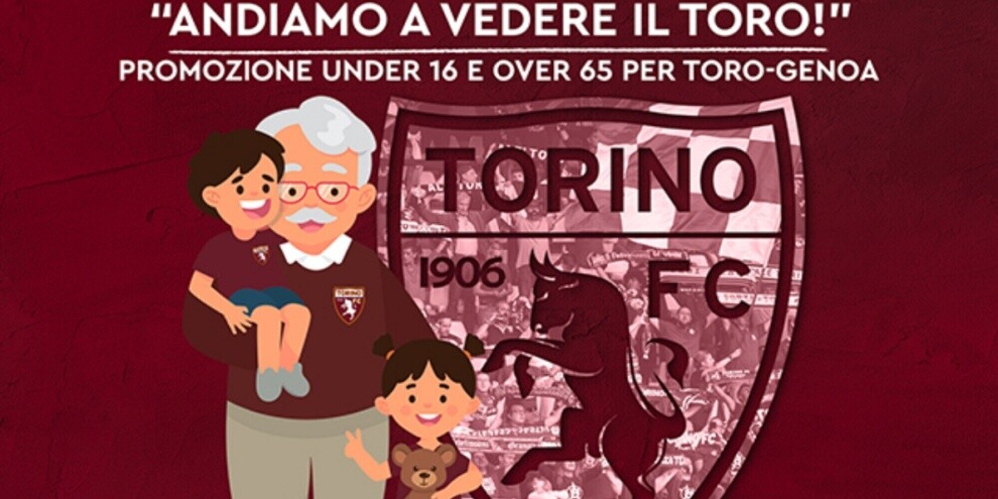 Torino-Genoa, biglietti in promozione per Under 16 e Over 65