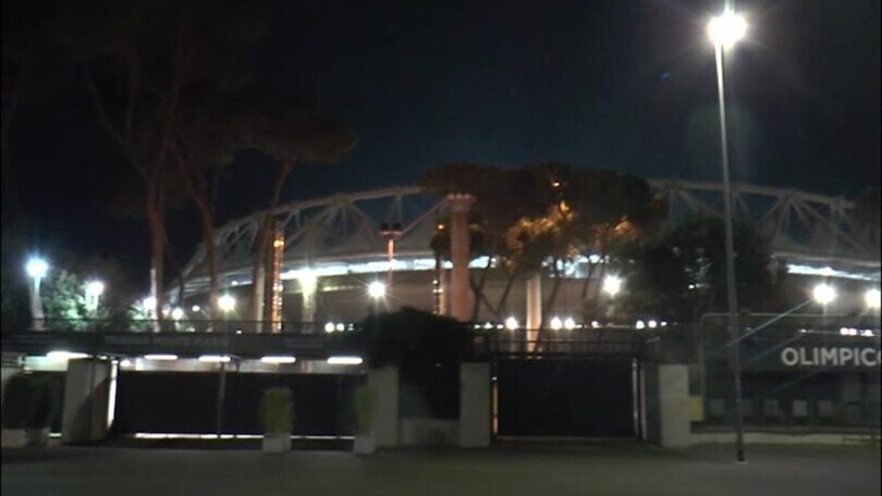 Roma, sale l'attesa per il tutto esaurito all'Olimpico