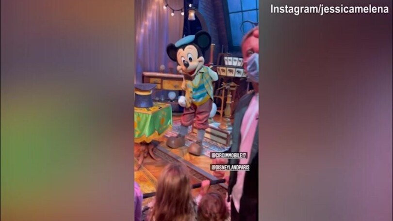 Gita a Disney per Immobile e la famiglia