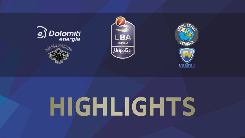 Dolomiti Energia Trentino Vanoli Basket Cremona 84-68