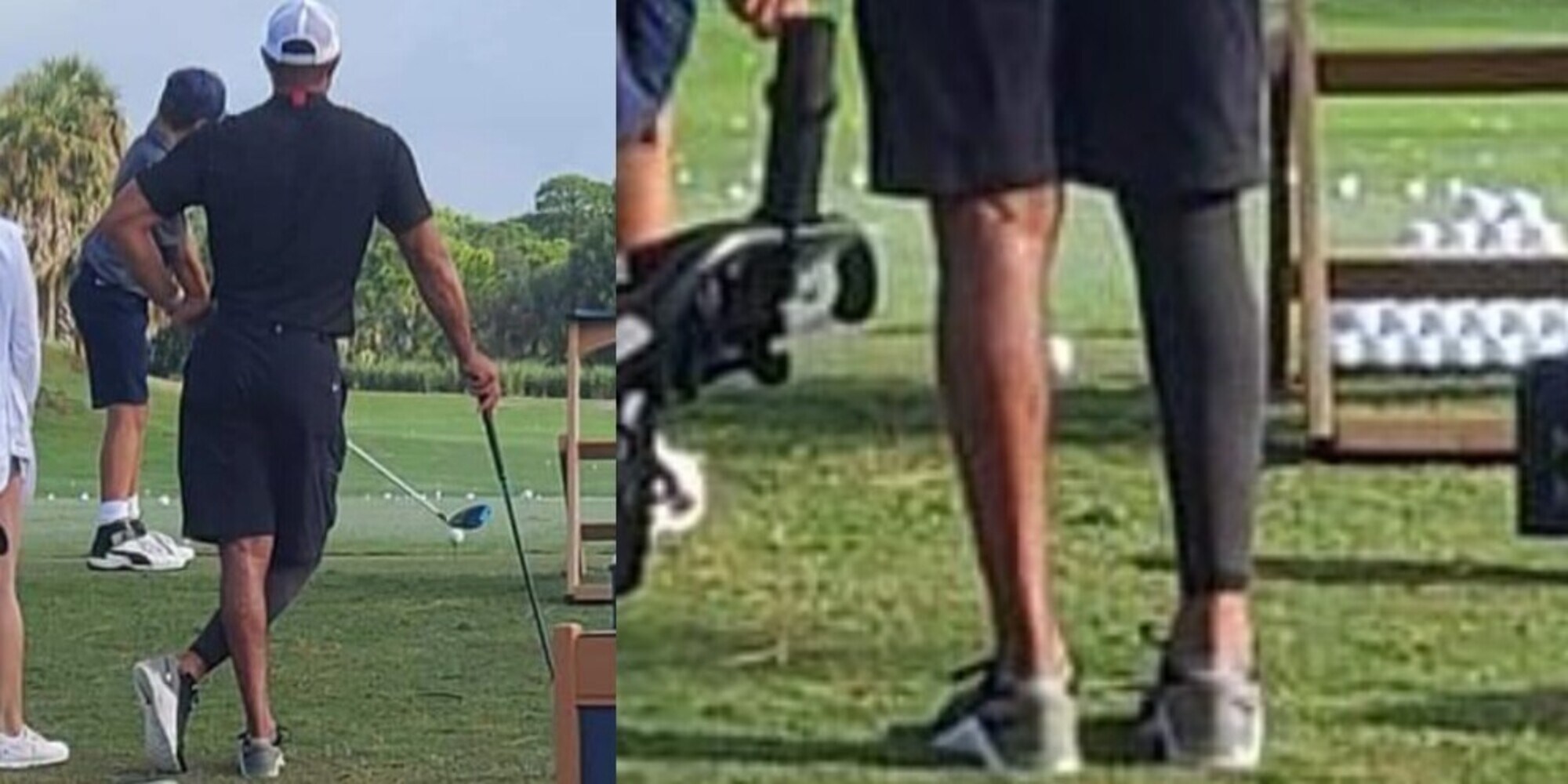 Tiger Woods migliora: la foto senza stampelle e tutore