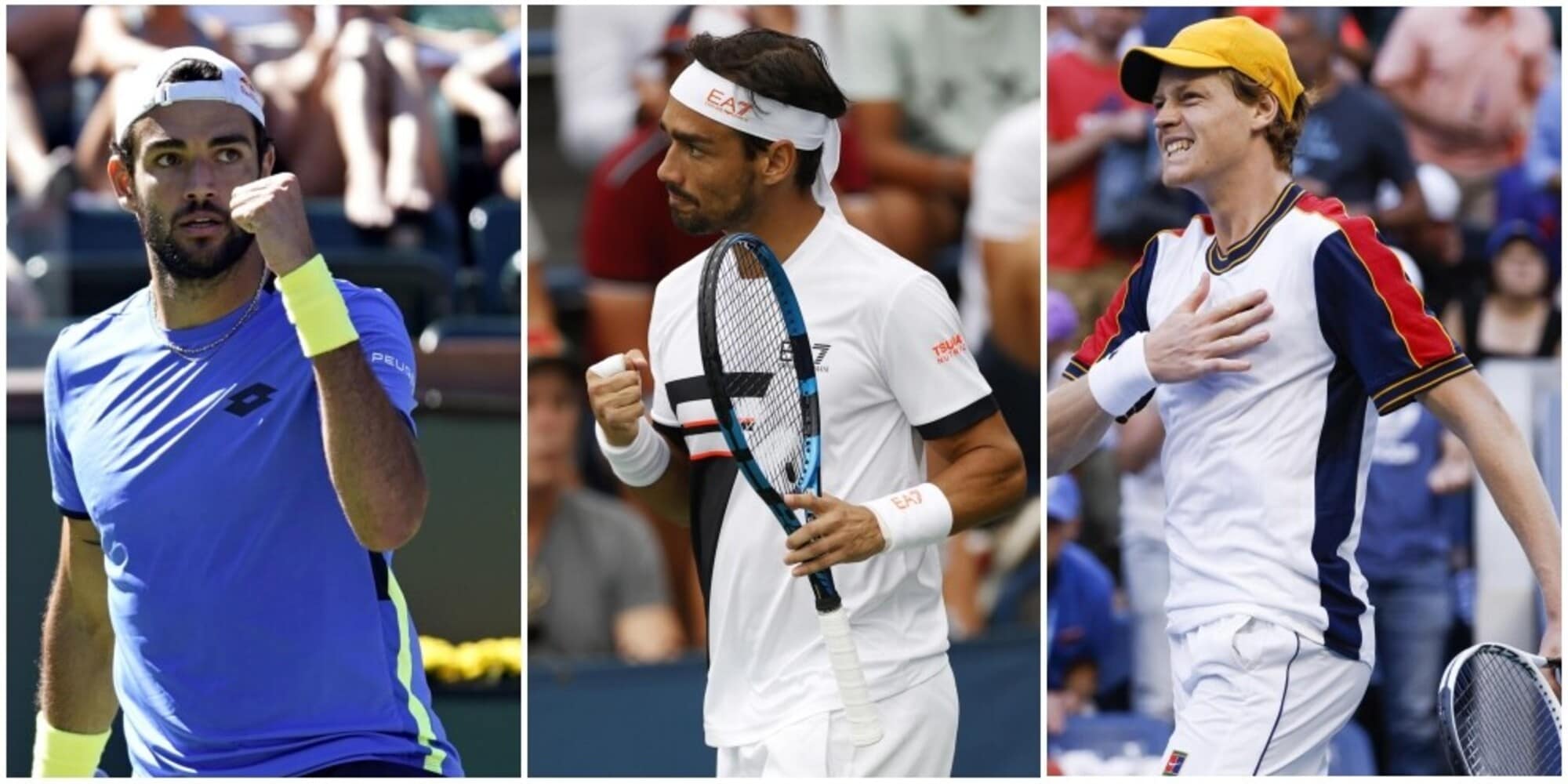 Indian Wells: avanzano Berrettini, Fognini e Sinner, out Mager e Sonego
