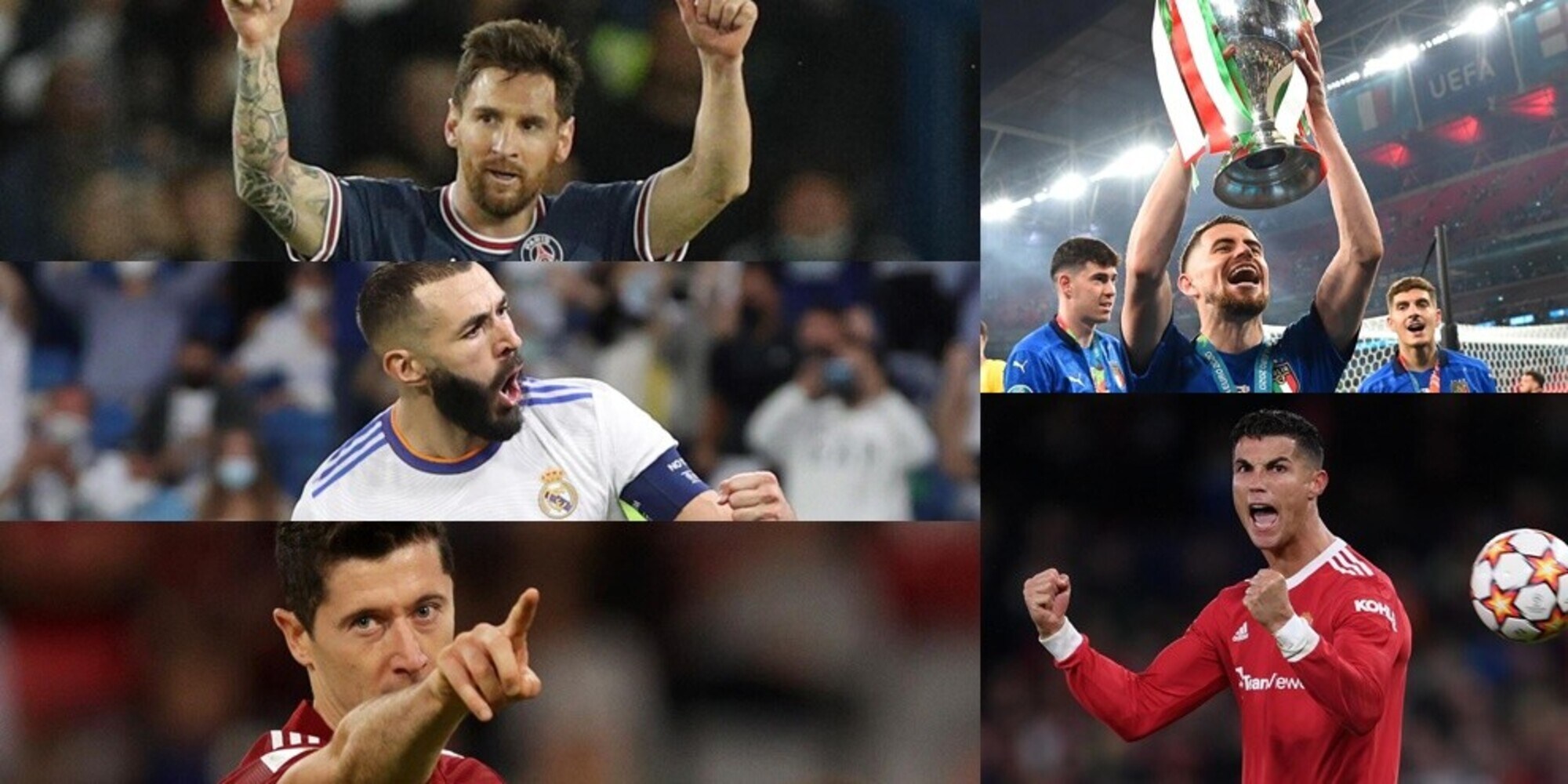 "Jorginho-Messi-Ronaldo-Benzema-Lewandowski: i favoriti per il Pallone d'Oro"