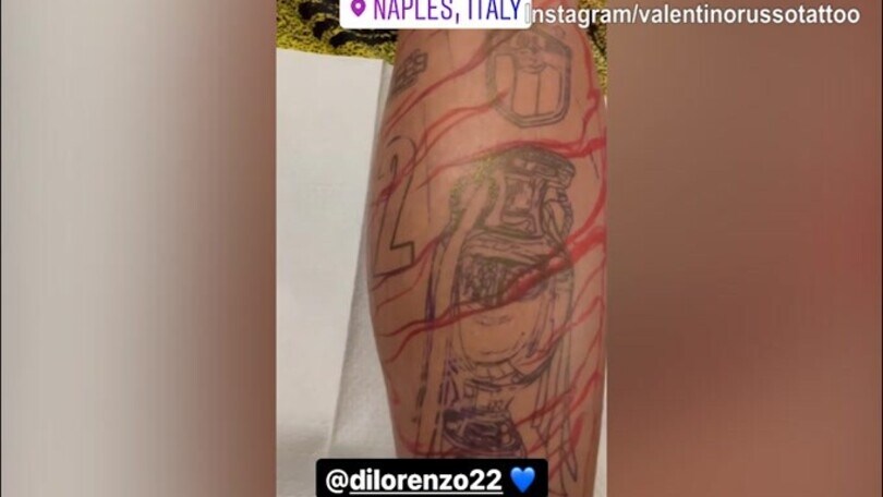 Insigne e Di Lorenzo con Euro 2020 sulla pelle