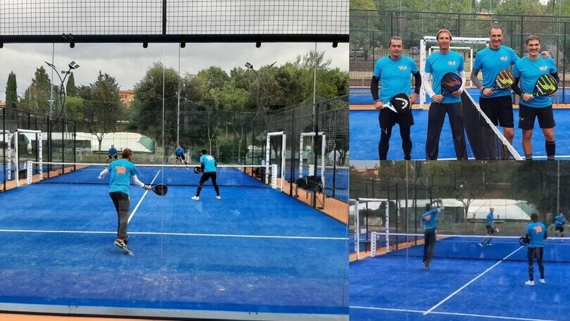 L'Italvolley anni '90 torna sul campo... di padel. Che spettacolo a Chiusi!