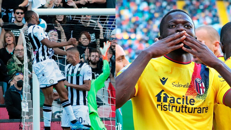 Bologna beffato da Beto: 1-1 contro l'Udinese