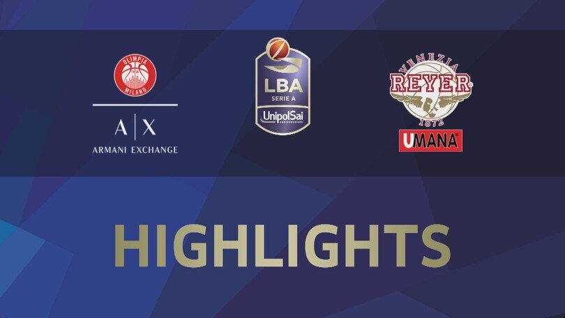 A|X Armani Exchange Milano - Umana Reyer Venezia 93-68