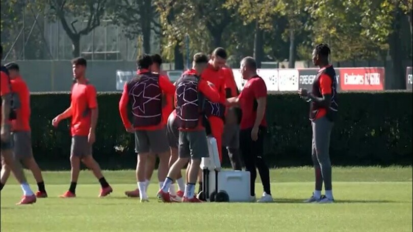 Verso Porto-Milan, Ibra si allena
