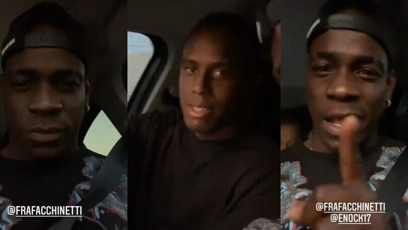 Balotelli, Enock e Facchinetti: "No alla violenza, altrimenti..."