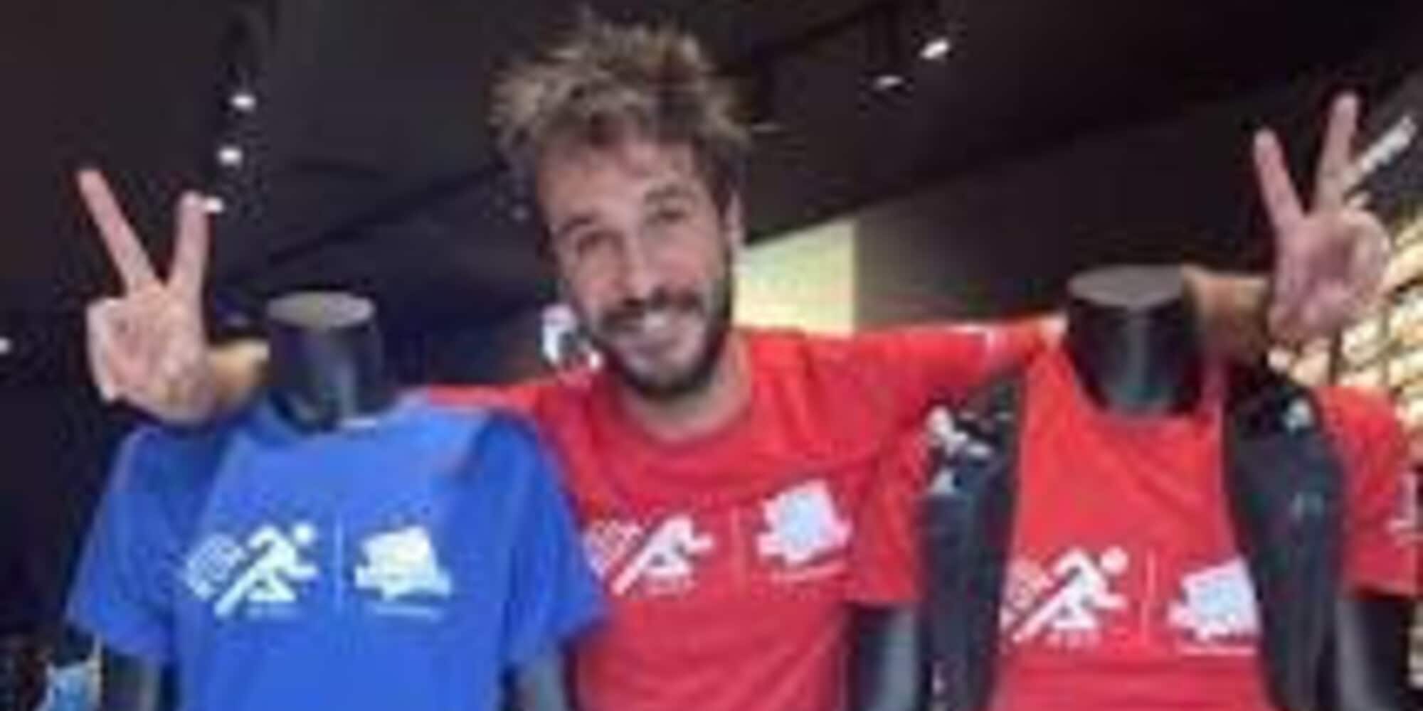 Sebastiano Gavasso sulla linea di partenza della Castel Romano Run