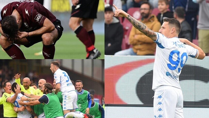 Pinamonti e Cutrone show: l'Empoli travolge la Salernitana 4-2
