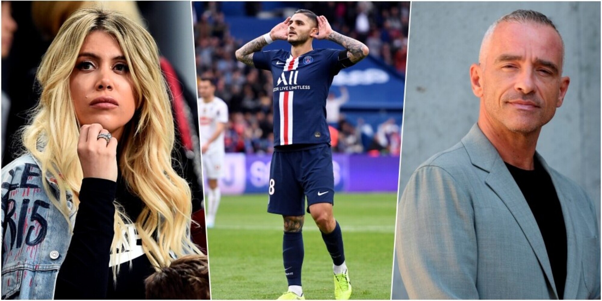 Wanda Nara, Icardi infuriato per un messaggio di Eros Ramazzotti