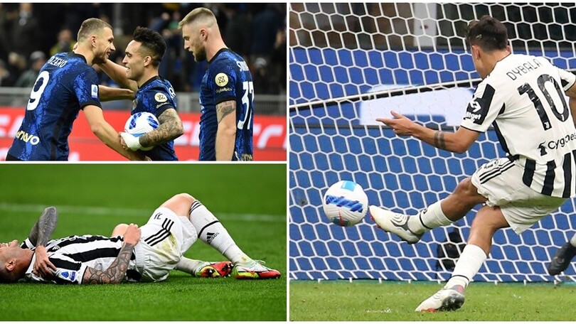 Dybala riprende Dzeko su rigore: 1-1 tra Inter e Juve