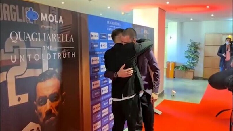 Docu-Film su Quagliarella, l'abbraccio con Bonucci