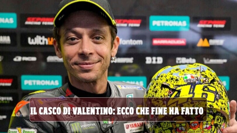 MotoGP, il racconto di Michele: ecco dov'è il casco di Valentino Rossi