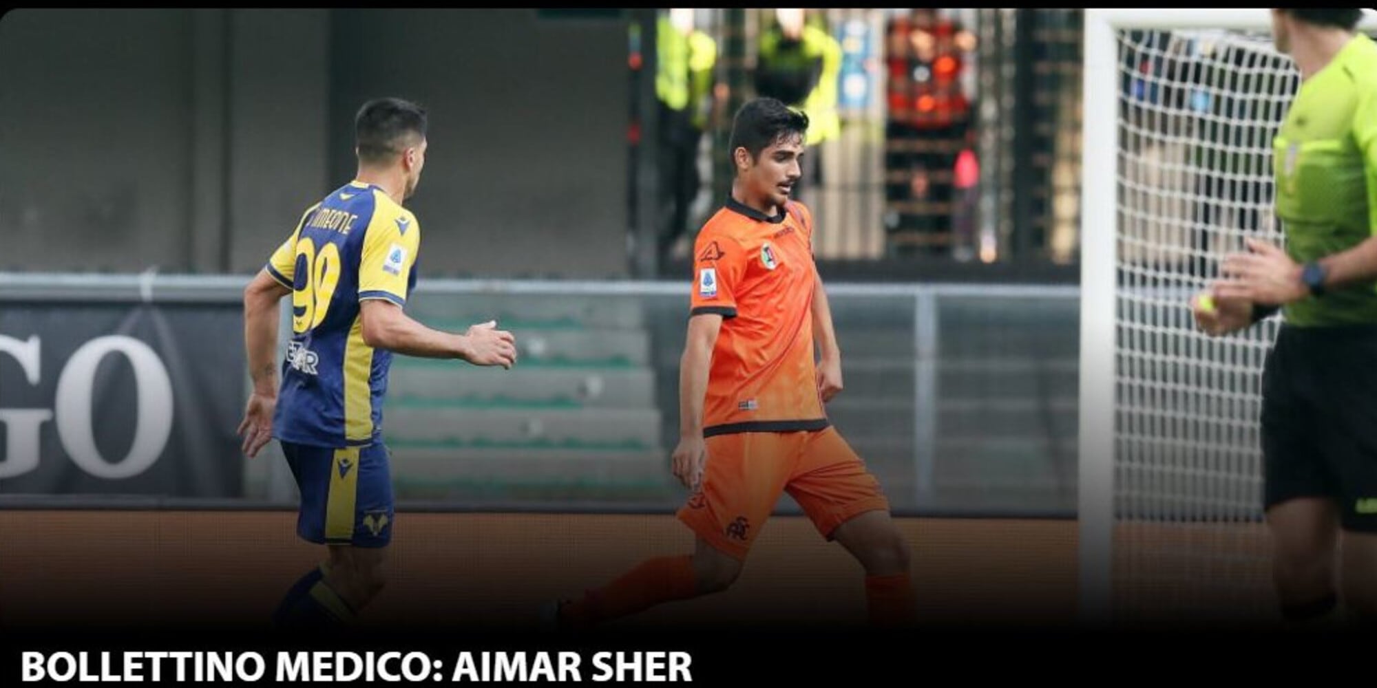 Spezia, apprensione per Sher: malore durante l'allenamento