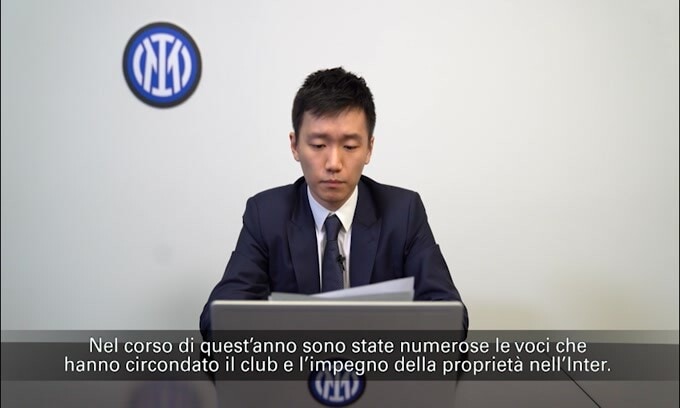 Zhang: "Massimo impegno nell'Inter. Voci cessione infondate"